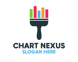 Bar Chart Brush logo