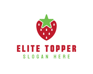 Strawberry Star Fruit logo design