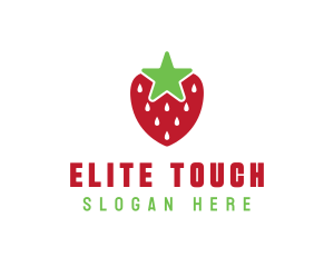 Strawberry Star Fruit logo design