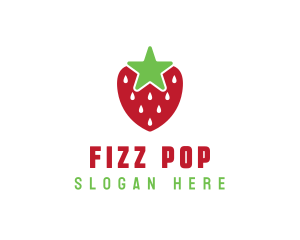 Strawberry Star Fruit logo design