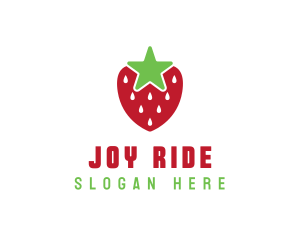 Strawberry Star Fruit logo design