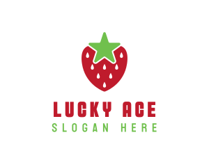 Strawberry Star Fruit logo design