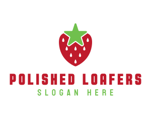 Strawberry Star Fruit logo design