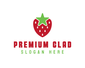 Strawberry Star Fruit logo design