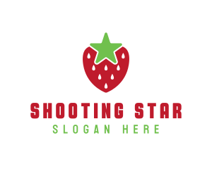 Strawberry Star Fruit logo design