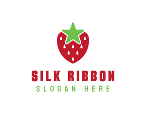 Strawberry Star Fruit logo design