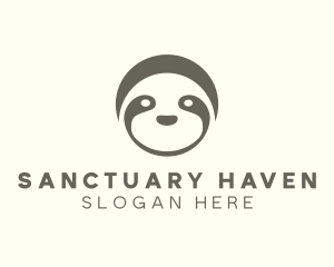 Sloth Face Sanctuary logo design