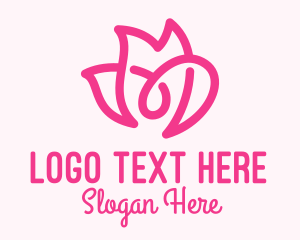 Pink Flower Loop logo