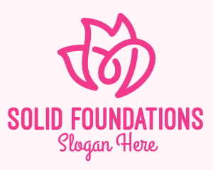 Pink Flower Loop logo