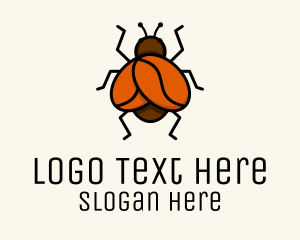 Java - Coffee Bean Bug logo design