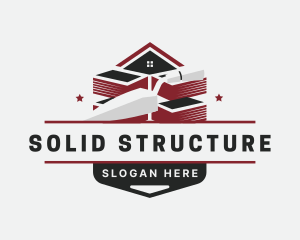 Masonry Bricklaying Construction logo design