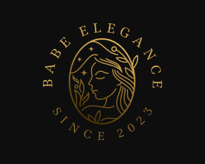 Golden Woman Skincare logo design