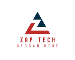 Simple Tech Letter Z logo design