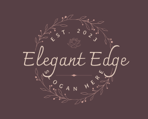 Elegant Floral Style logo design