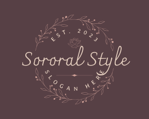 Elegant Floral Style logo design