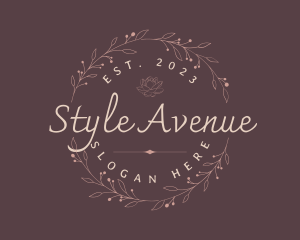 Elegant Floral Style logo design