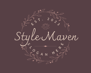 Elegant Floral Style logo design