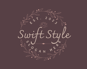 Elegant Floral Style logo design