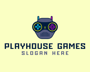 Gaming Robot Controller logo design