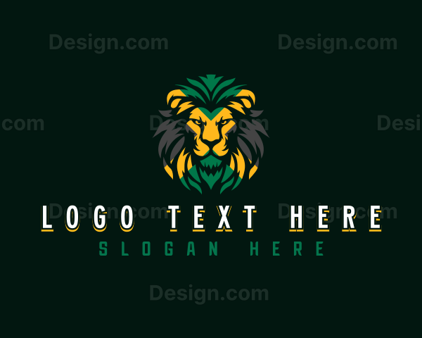 Lion Safari Animal Logo