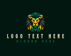 Lion Safari Animal logo