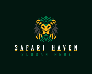 Lion Safari Animal logo design