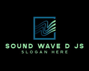 Wave Square Business logo design