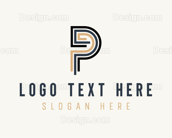 Creative Studio Letter P Logo