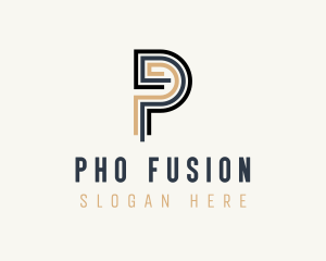 Creative Studio Letter P logo design