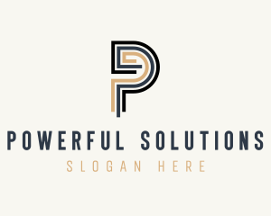 Creative Studio Letter P logo design