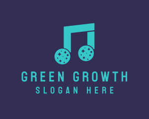 Green Space Music  logo design