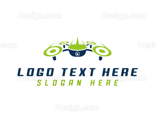 Drone Aerial Quadcopter Logo