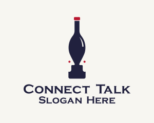 Wine People Talk  logo design