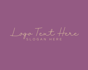 Generic Cursive Business logo