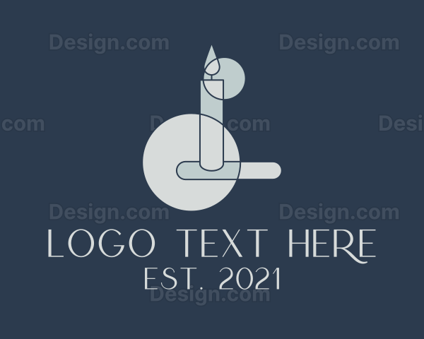 Blue Candle Decor Logo