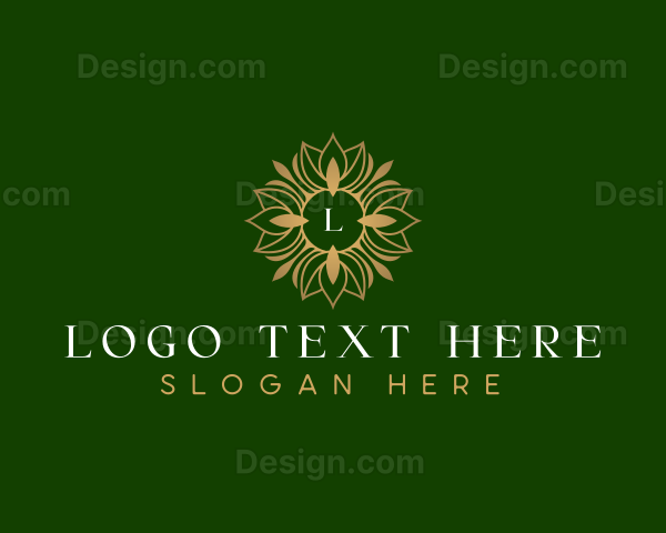 Minimalist Flower Wedding Logo