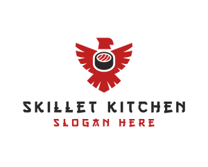 Eagle Maki Restaurant logo design