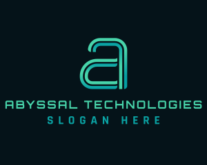 Technology Network Software logo design