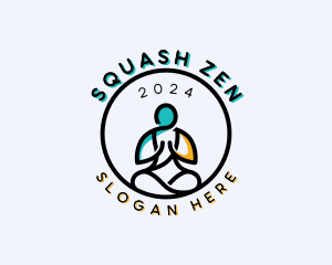 Human Yoga Wellness logo design