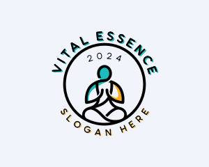 Human Yoga Wellness logo design