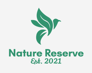 Eco Nature Bird  logo design