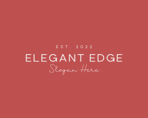 Generic Beauty Wordmark logo design