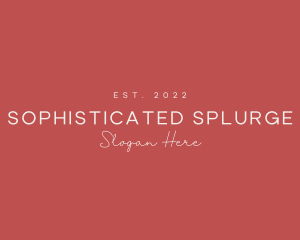 Generic Beauty Wordmark logo design