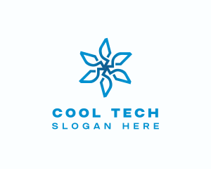 Fan Ventilation Cooling logo design