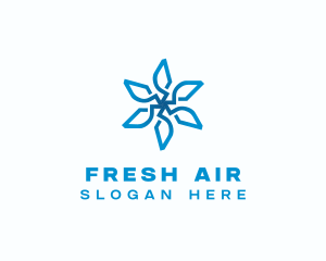 Fan Ventilation Cooling logo design