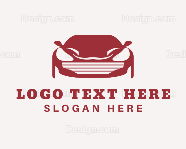 Auto Racing Car Logo