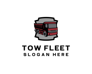 Dump Truck Vehicle logo design