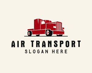 Trailer Truck Vehicle logo design