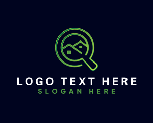 Magnifying Glass House Property logo