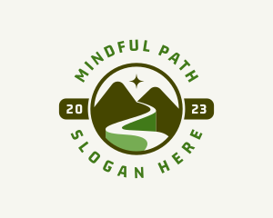 Mountain Adventure Road logo design